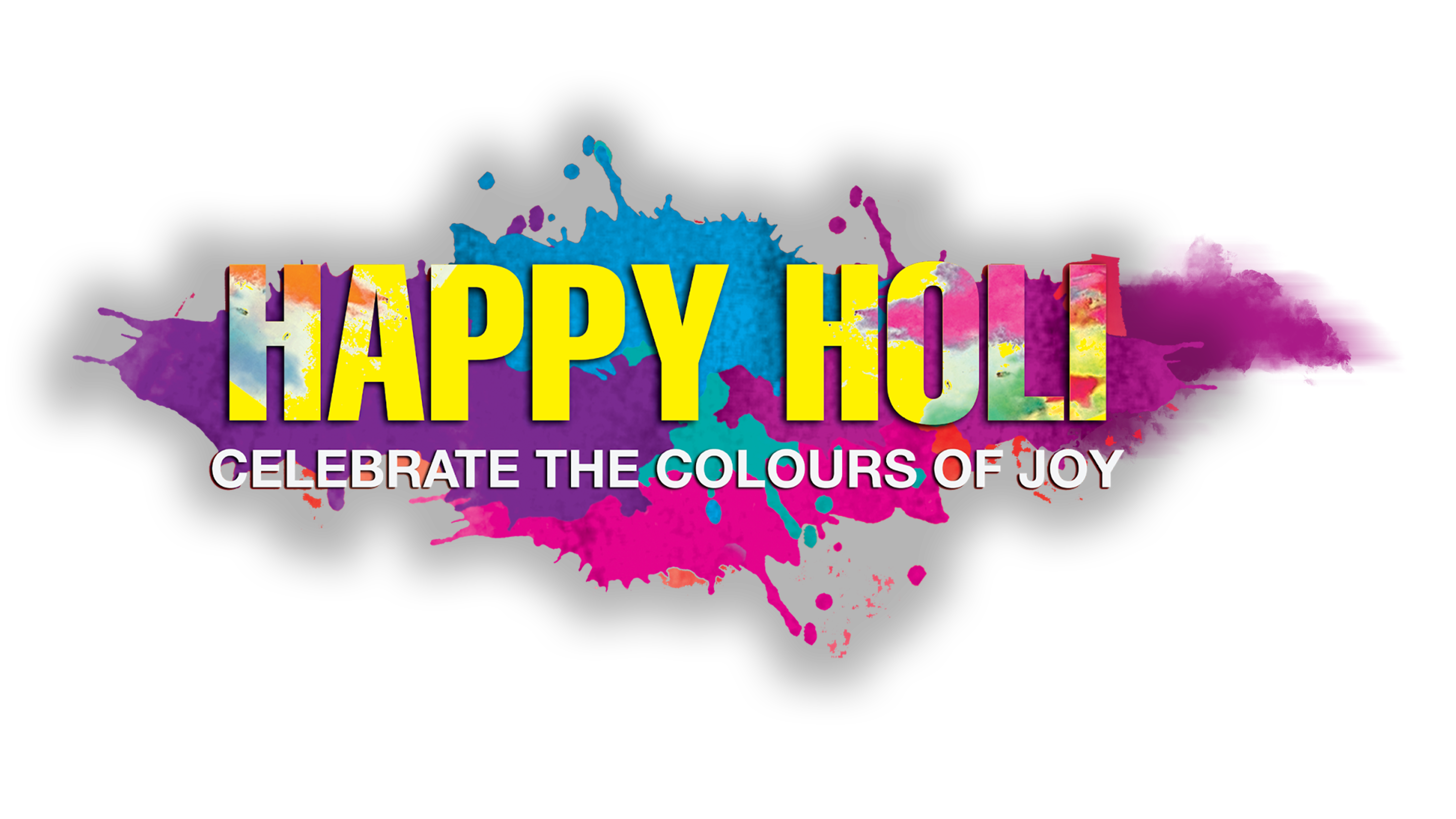 Happy Holi Text Png Download for Picsart & 2020 [ FULL HD ]
